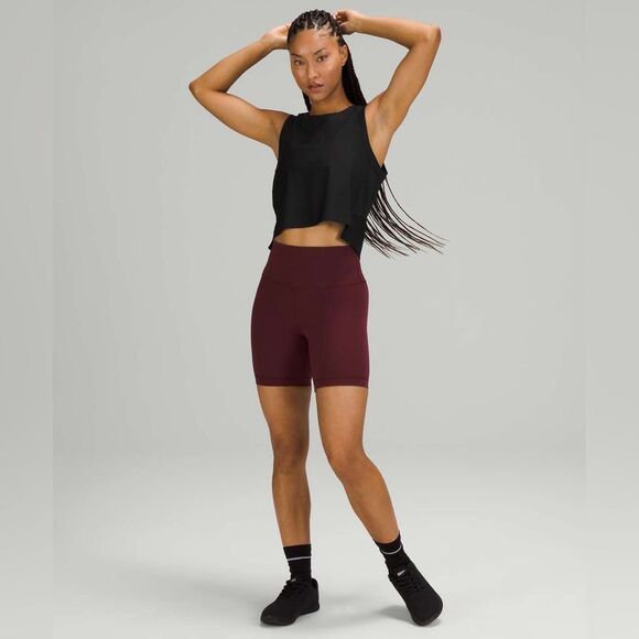 Lululemon Mesh Back Cropped Train Tank Top
| Small | Black - Picture 2 of 12